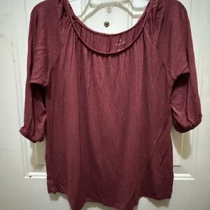 Chic Maroon Blouse for Women